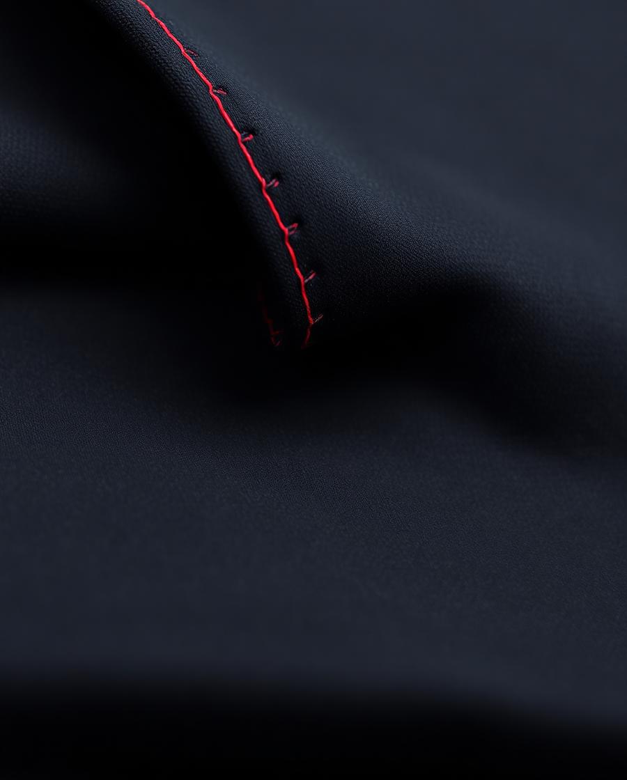 Macro close-up of 4-way stretch elastane blend fabric with sublimation print used for wholesale teamwear production